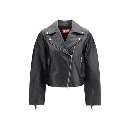 Black Calf Leather Bos Taurus Leather Jacket