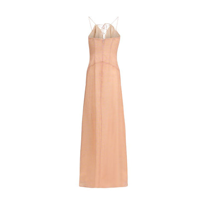Multicolor Silk Casual Dress