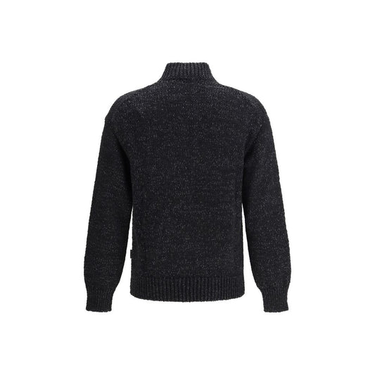 Black Cotton Sweatshirt