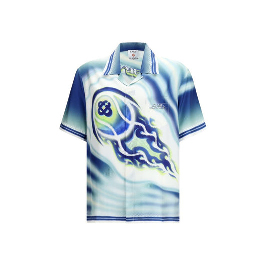 Multicolor Silk Dress Shirt