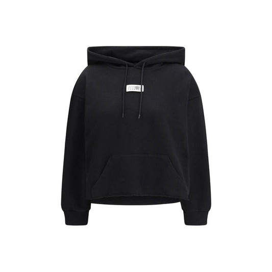 Black Cotton Sweatshirt