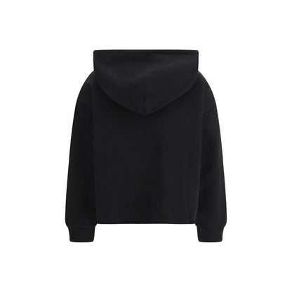 Black Cotton Sweatshirt