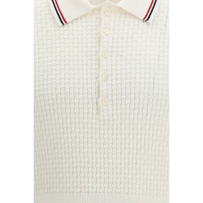 White Cotton Polo Shirt