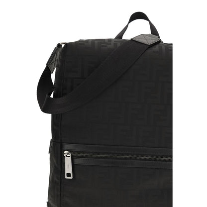 Black Nylon Backpack