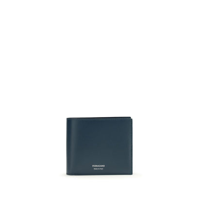 Blue Calf Leather Bos Taurus Wallet