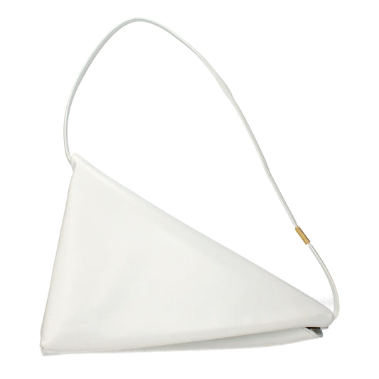 White Leather Shoulder Bag