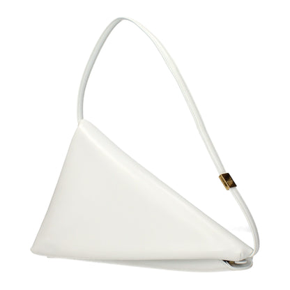 White Leather Shoulder Bag