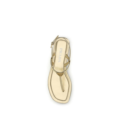 Silver Calf Leather Bos Taurus Flat Sandals