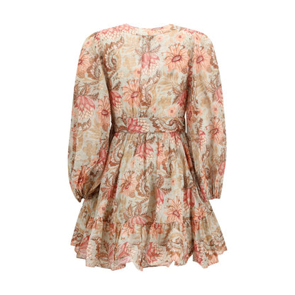 Multicolor Cotton Casual Dress