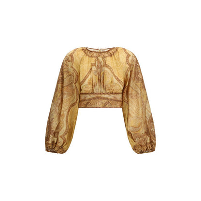 Bicolor Cotton Blouse