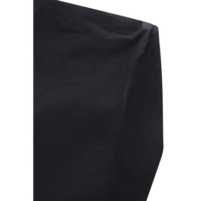 Black Cotton Casual Dress