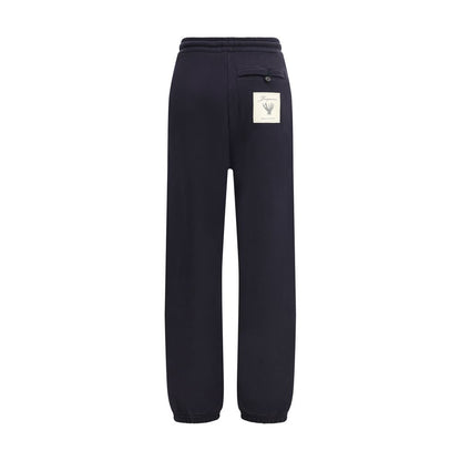 Blue Cotton Joggers (Workout Pants)