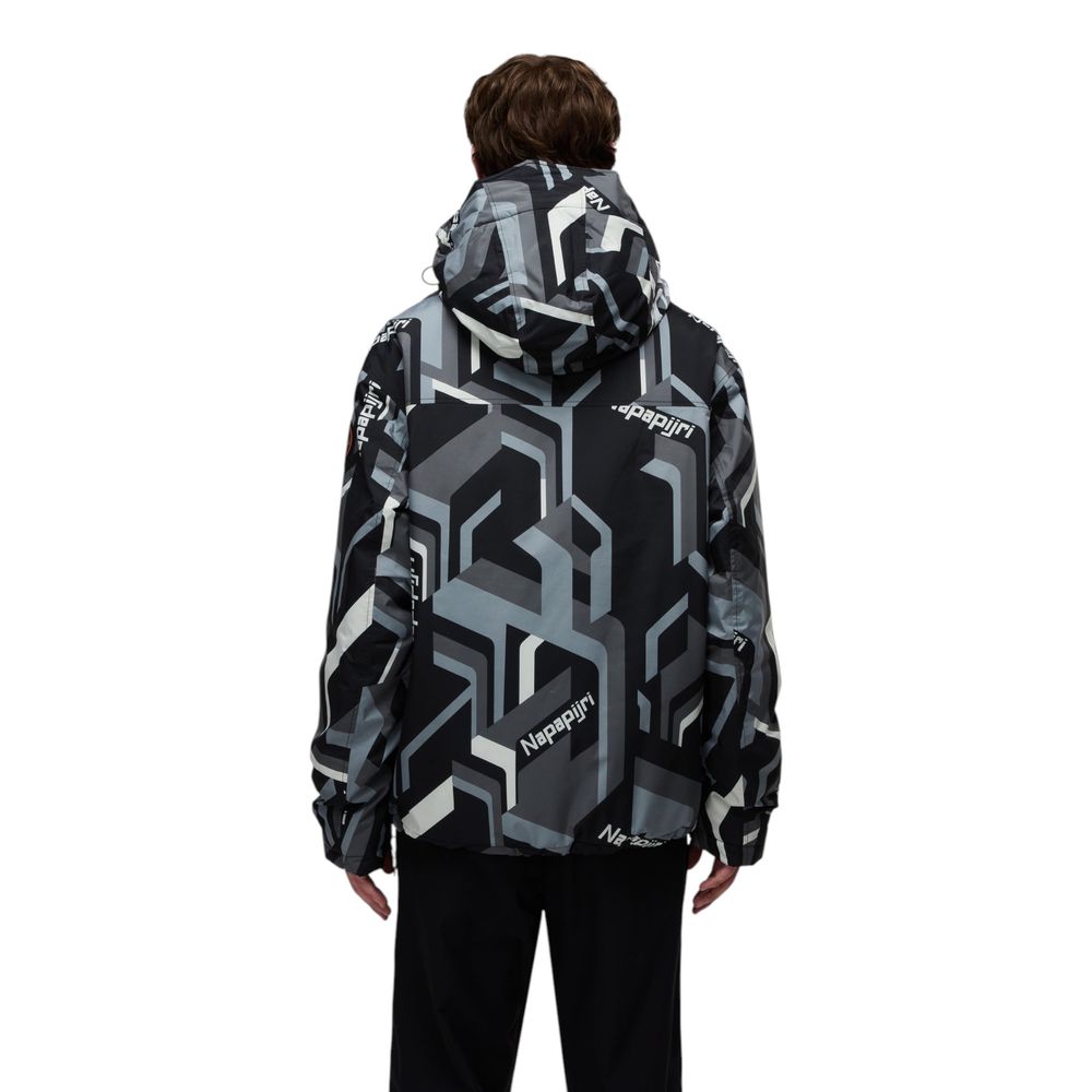 Bicolor Recycled Polyester Shell Jacket