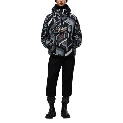 Bicolor Recycled Polyester Shell Jacket