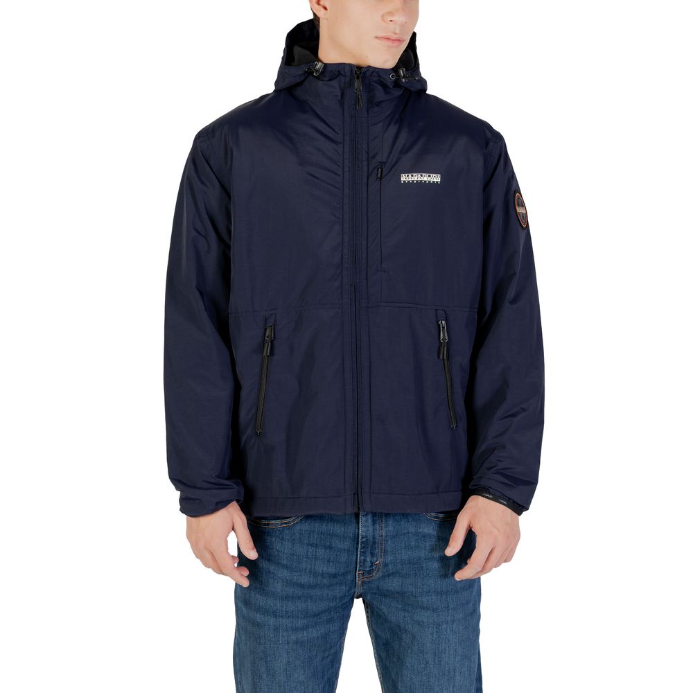 Blue Polyamide Shell Jacket