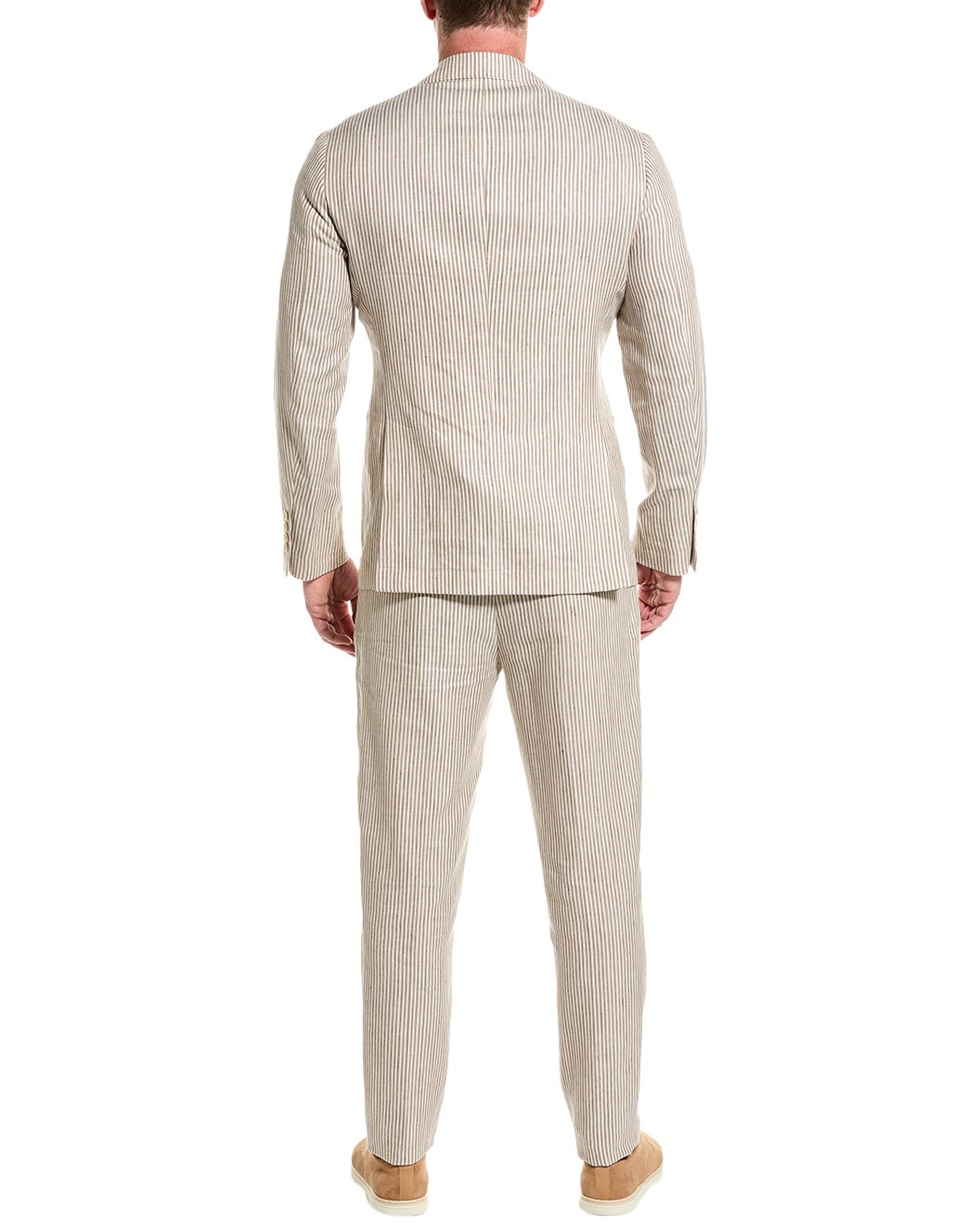 Brown Linen Two-Piece Suit