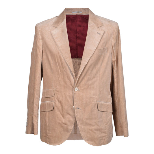 Beige Cotton Blazer