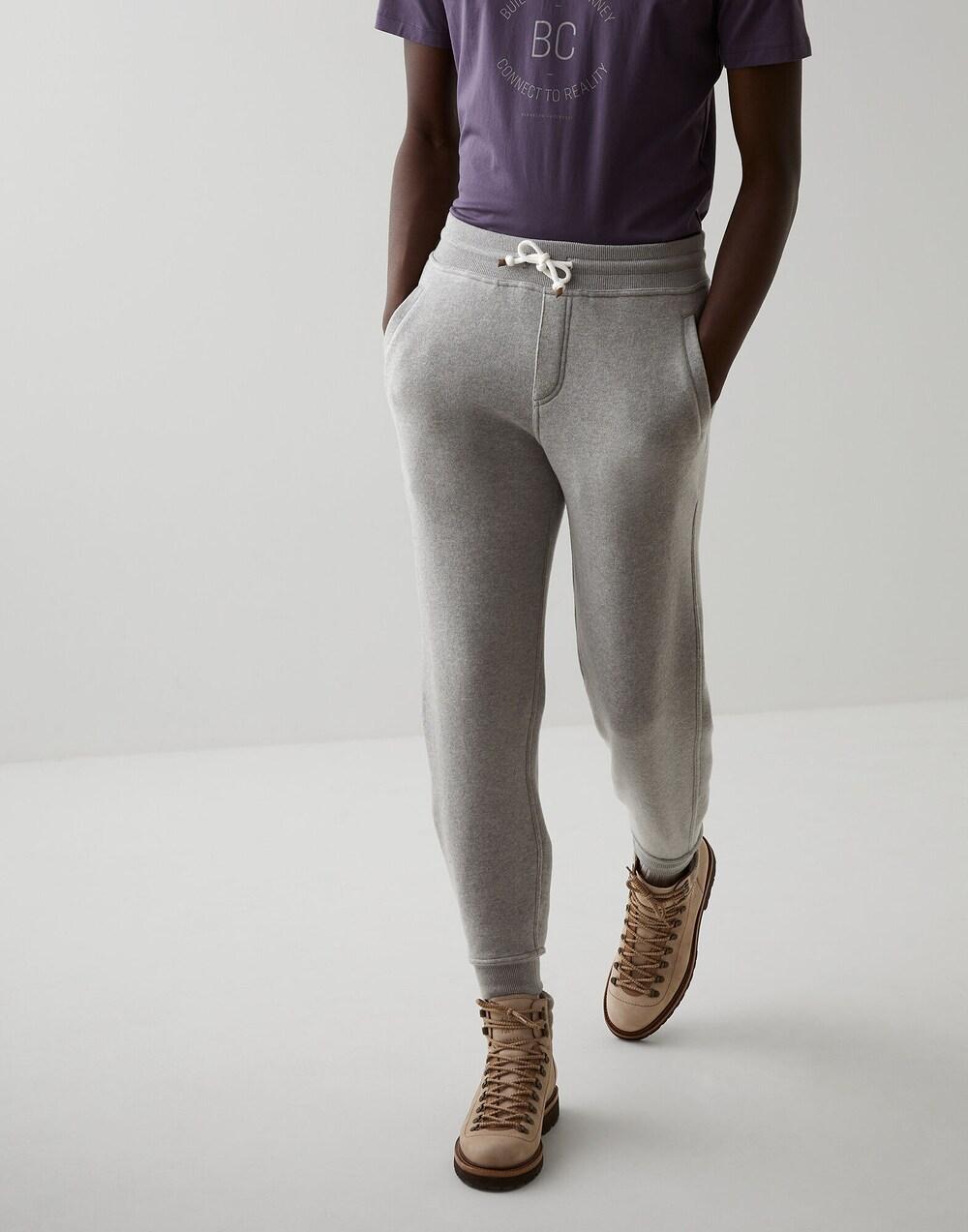 Bicolor Wool Joggers (Workout Pants)