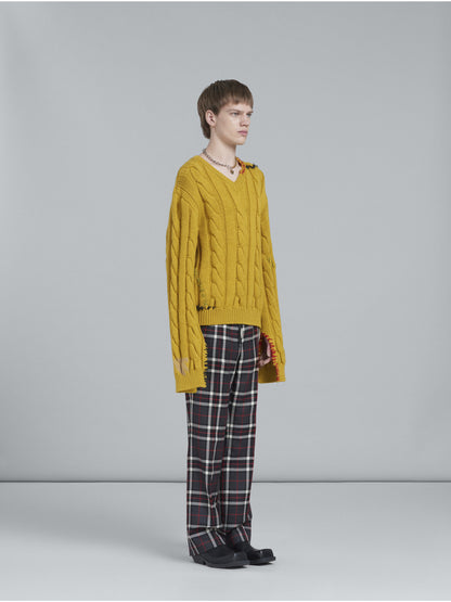 Gray Fibres Casual Pants