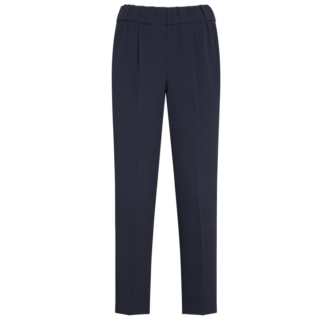 Blue Acetate Casual Pants