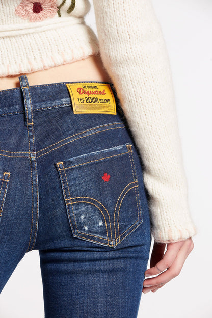 Blue Fibres Bootcut Jeans