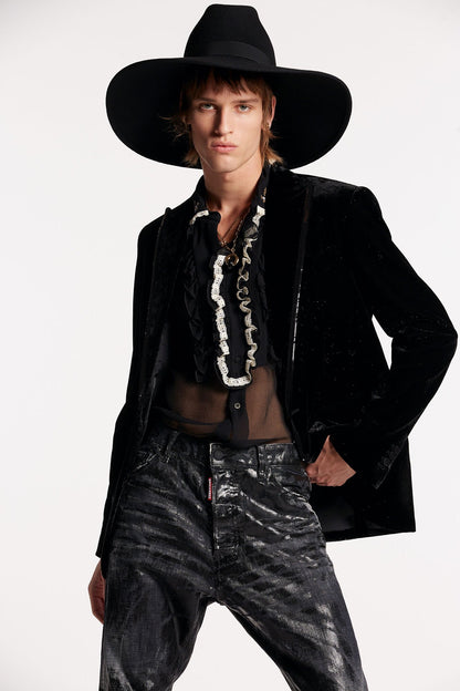 Black Fibres Blazer