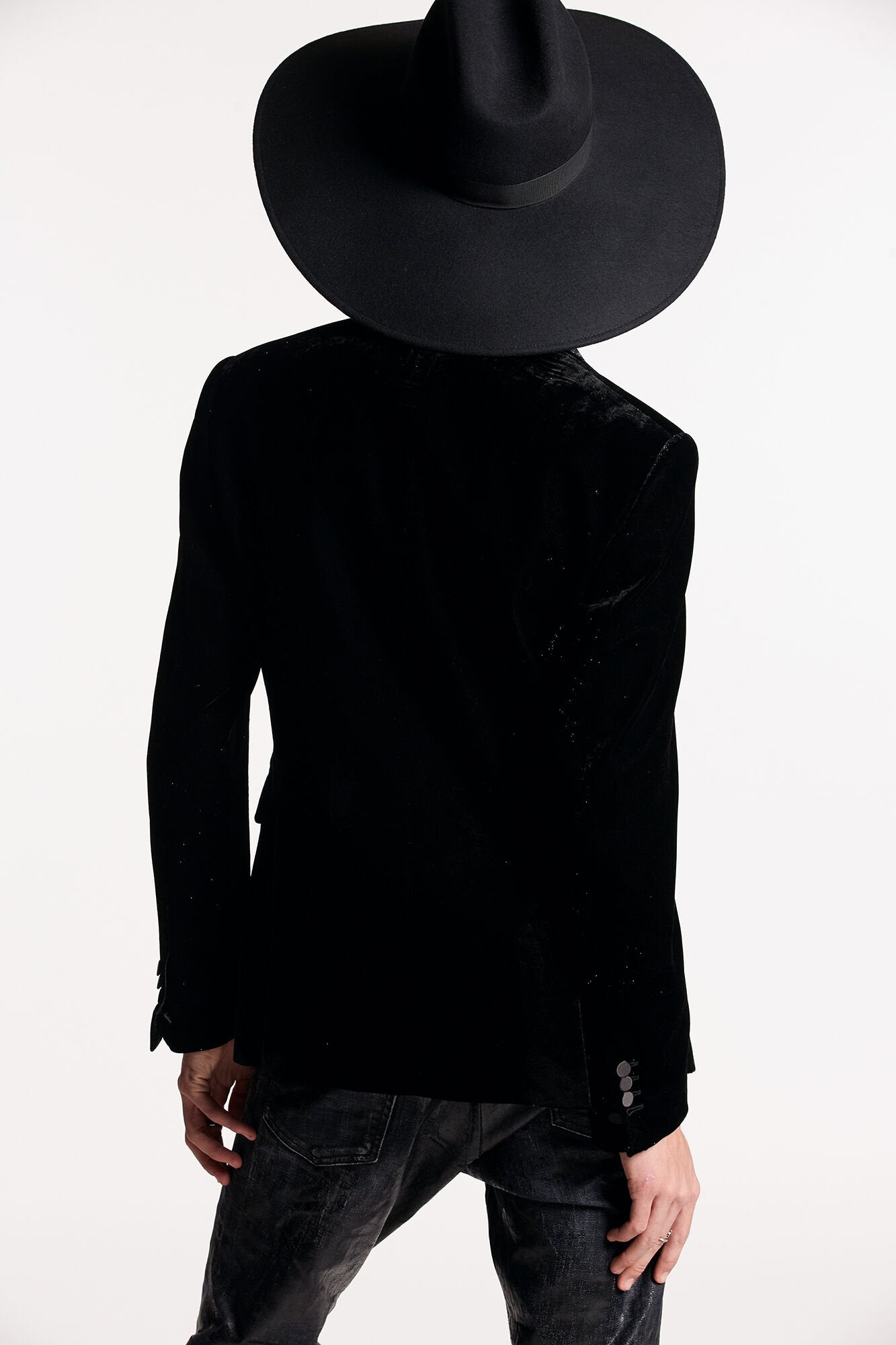 Black Fibres Blazer
