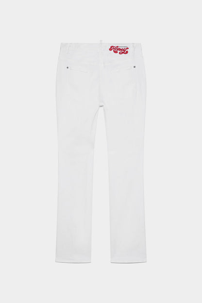 White Fibres Casual Pants