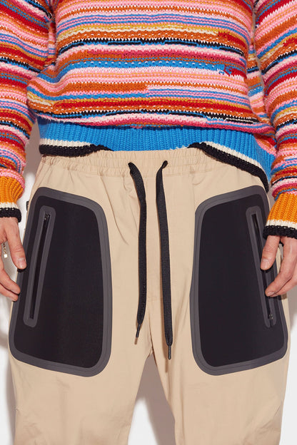 Beige Fibres Sweatshirt
