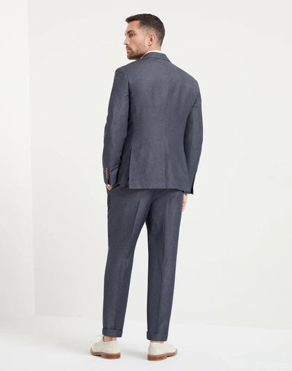 Gray Wool Two-Piece Suit