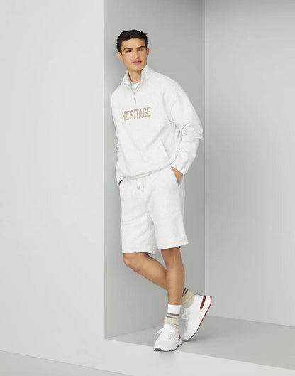 Silver Cotton Sweatshirt