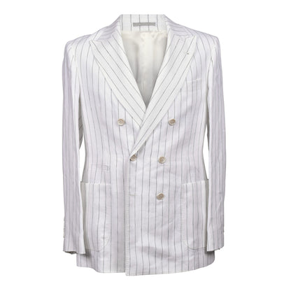 White Linen Two-Piece Suit