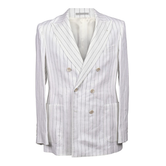 White Linen Two-Piece Suit