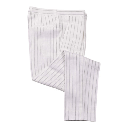 White Linen Two-Piece Suit