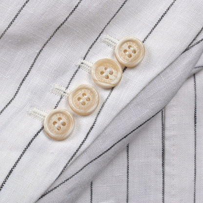 White Linen Two-Piece Suit