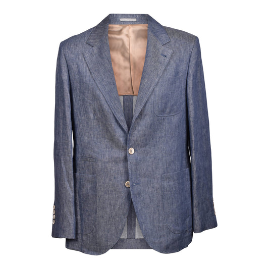 Blue Linen Blazer