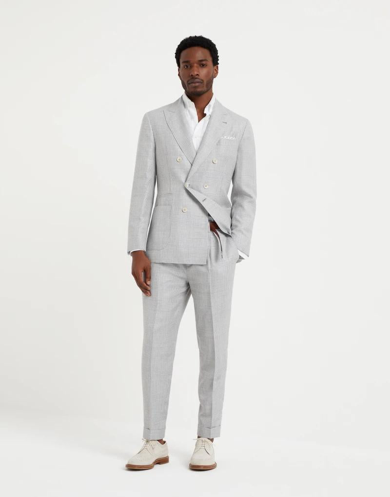 Pearl Wool Two-Piece Suit