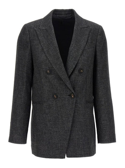 Gray Viscose Coat