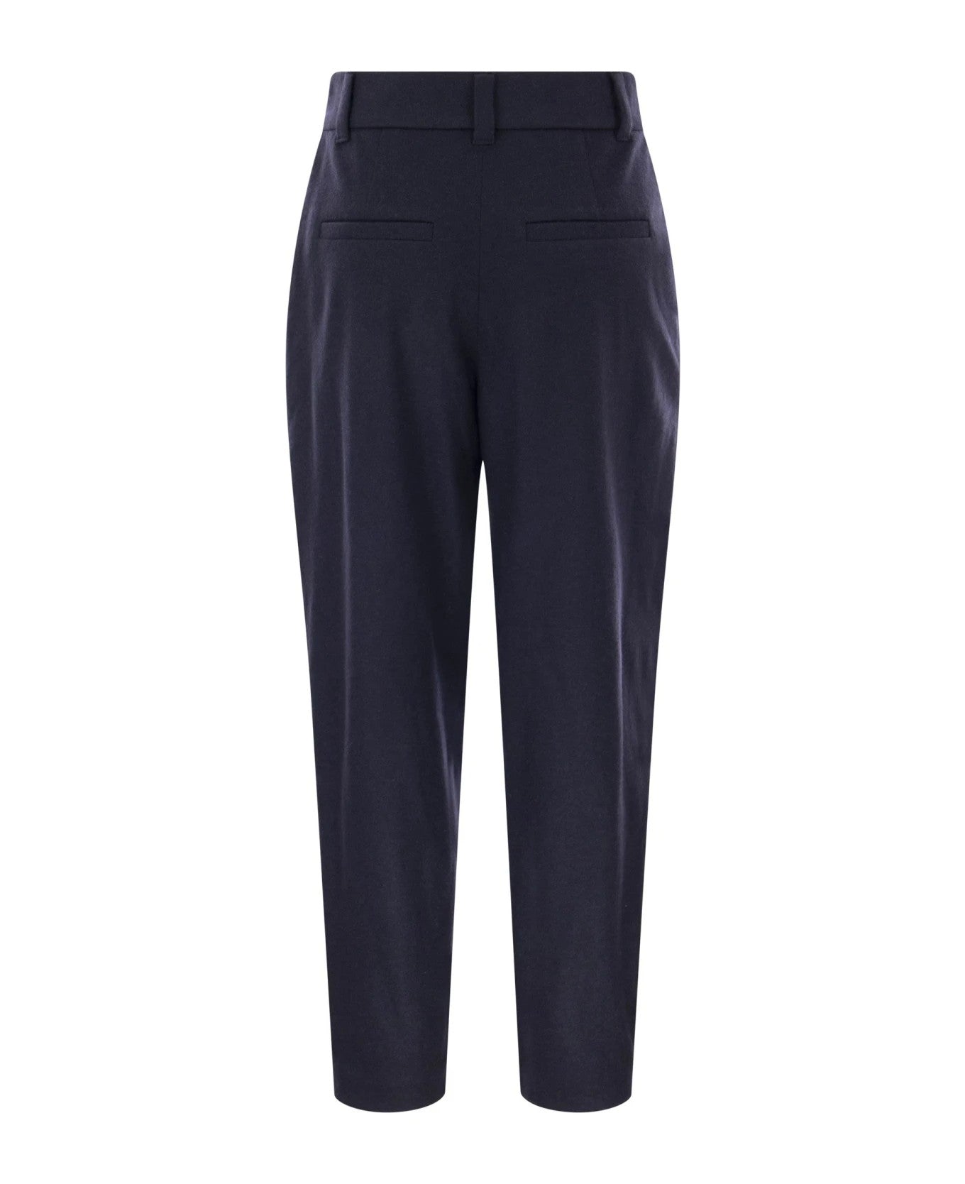 Blue Cashmere Casual Pants