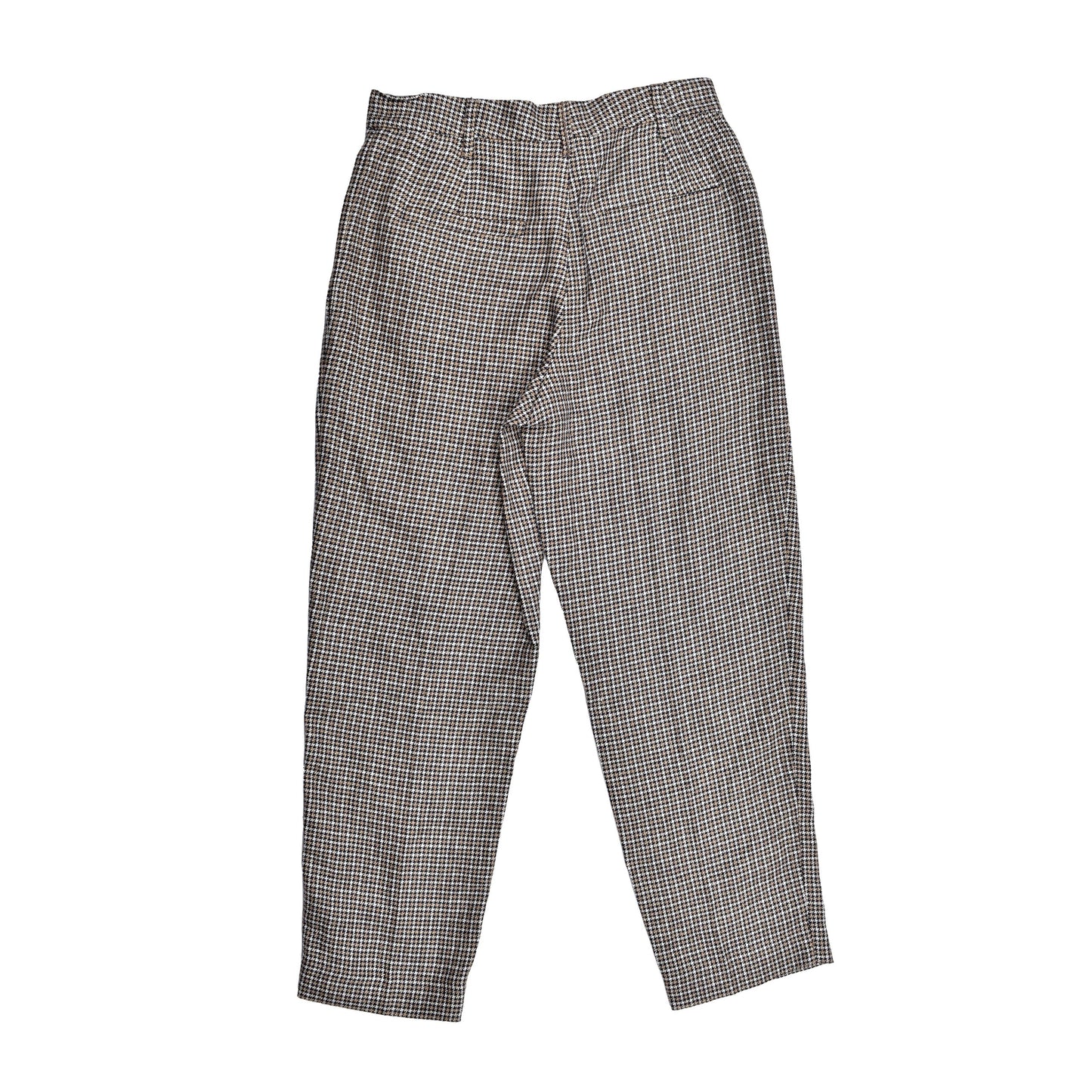 Beige Linen Casual Pants