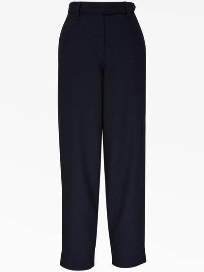 Blue Wool Casual Pants