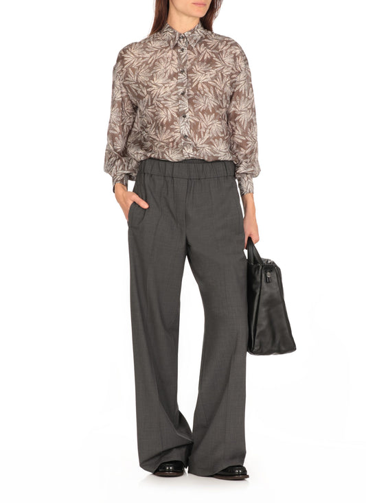 Multicolor Silk Pattern Shirt