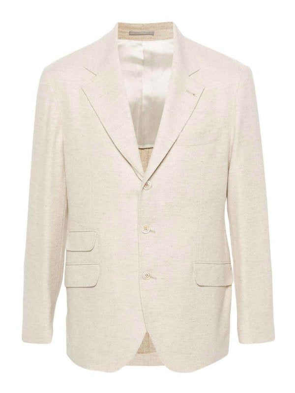 Yellow Wool Blazer