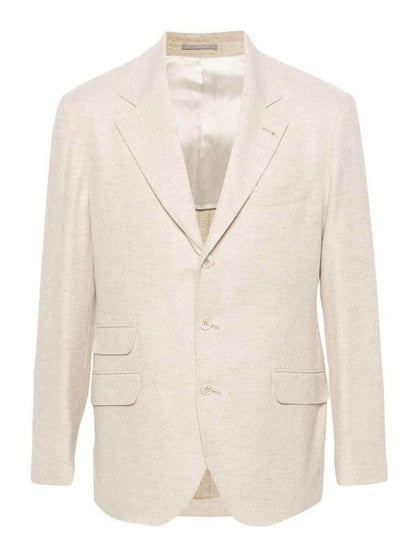 Yellow Wool Blazer