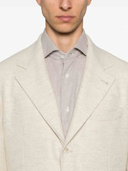 Yellow Wool Blazer