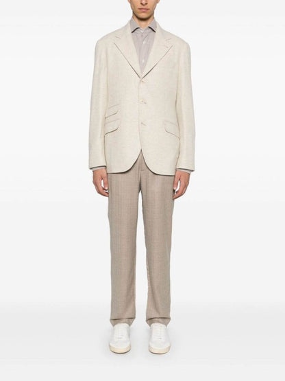 Yellow Wool Blazer