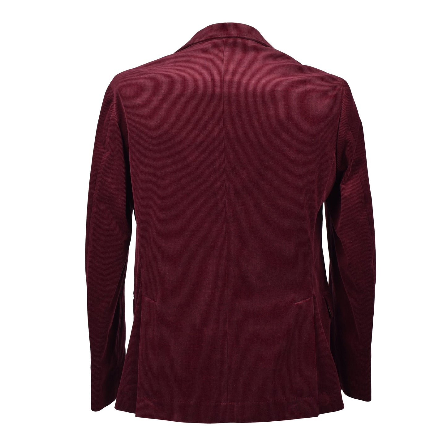 Burgundy Cotton Blazer