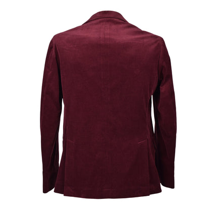 Burgundy Cotton Blazer