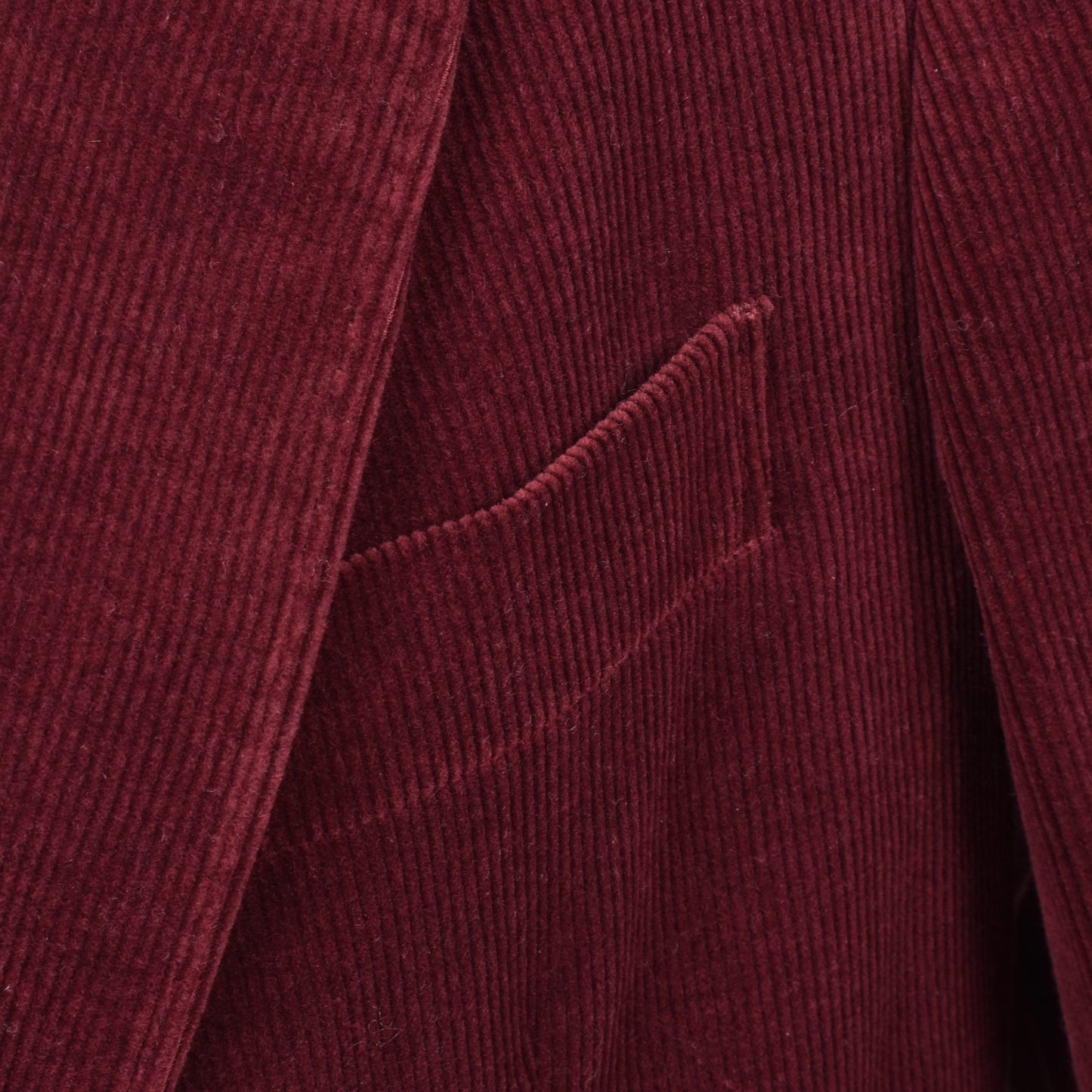 Burgundy Cotton Blazer
