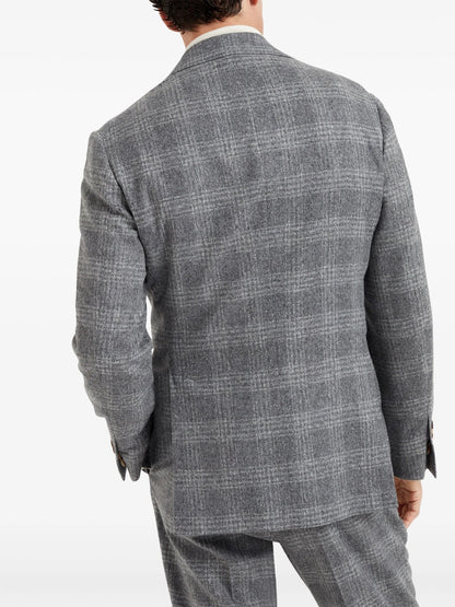Gray Silk Blazer